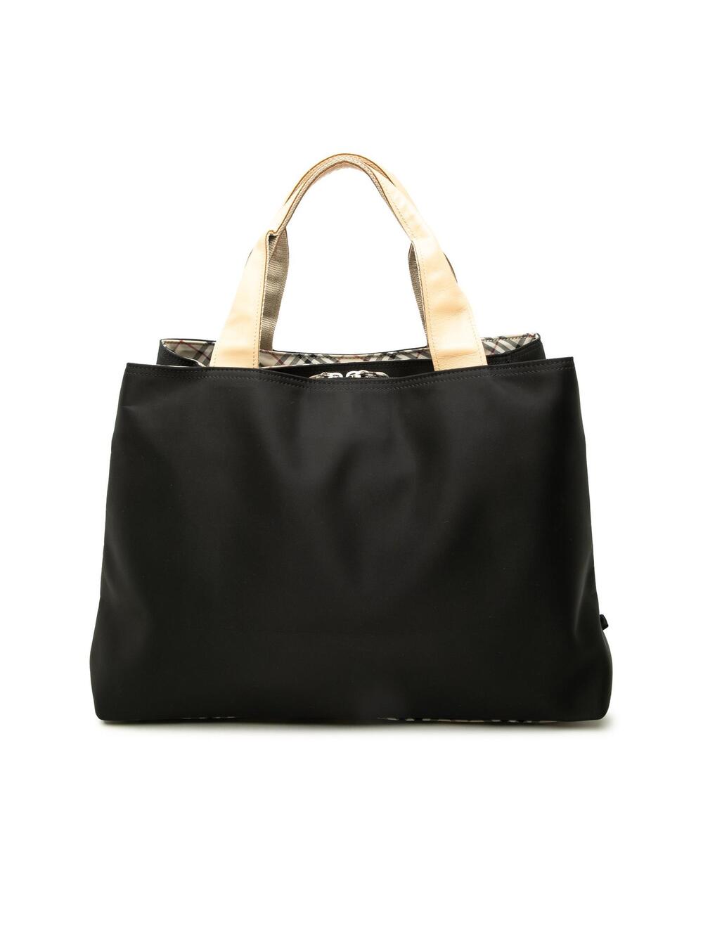 Burberry Nova Check Trimmed Nylon Tote #373632B41B